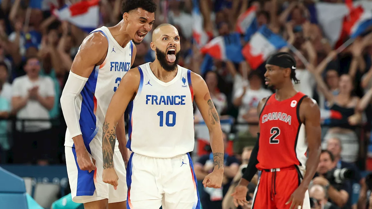  Basket : Les Bleus brillent face au Canada (82-73) et rejoignent l'Allemagne en demie