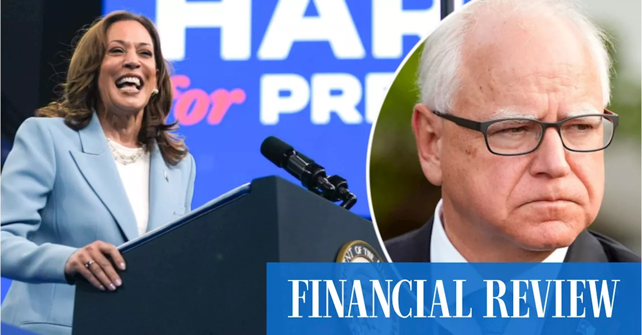 US election 2024: Kamala Harris picks Tim Walz for vice president