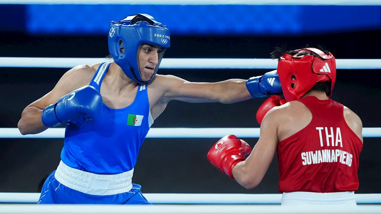 Algerian boxer Imane Khelif dominates Thai opponent to advance to gold medal bout