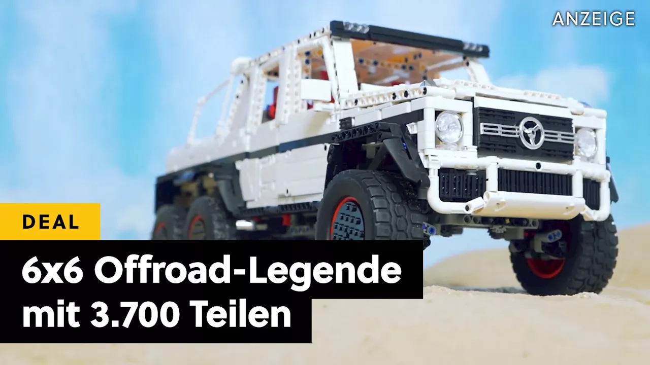 Ferngesteuertes Offroad-Biest auf 6 Rädern – erklimmt problemlos die Dünen jeder Sandkiste