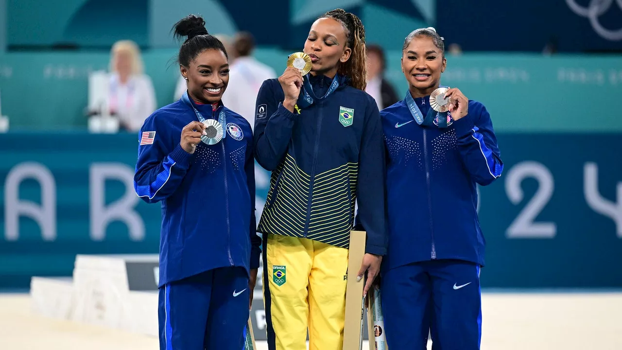 The 2024 Olympics Had the First-Ever Gymnastics Podium Composed of All Black Women