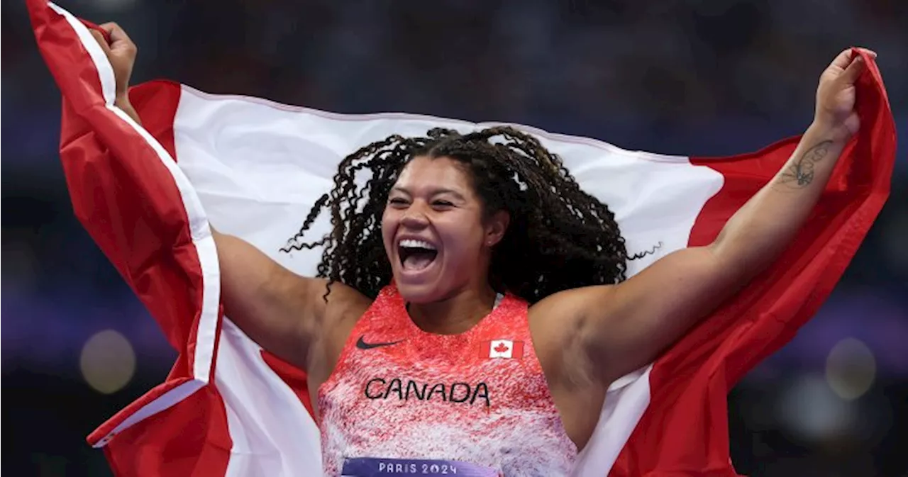 Canada’s Camryn Rogers makes history with hammer throw gold