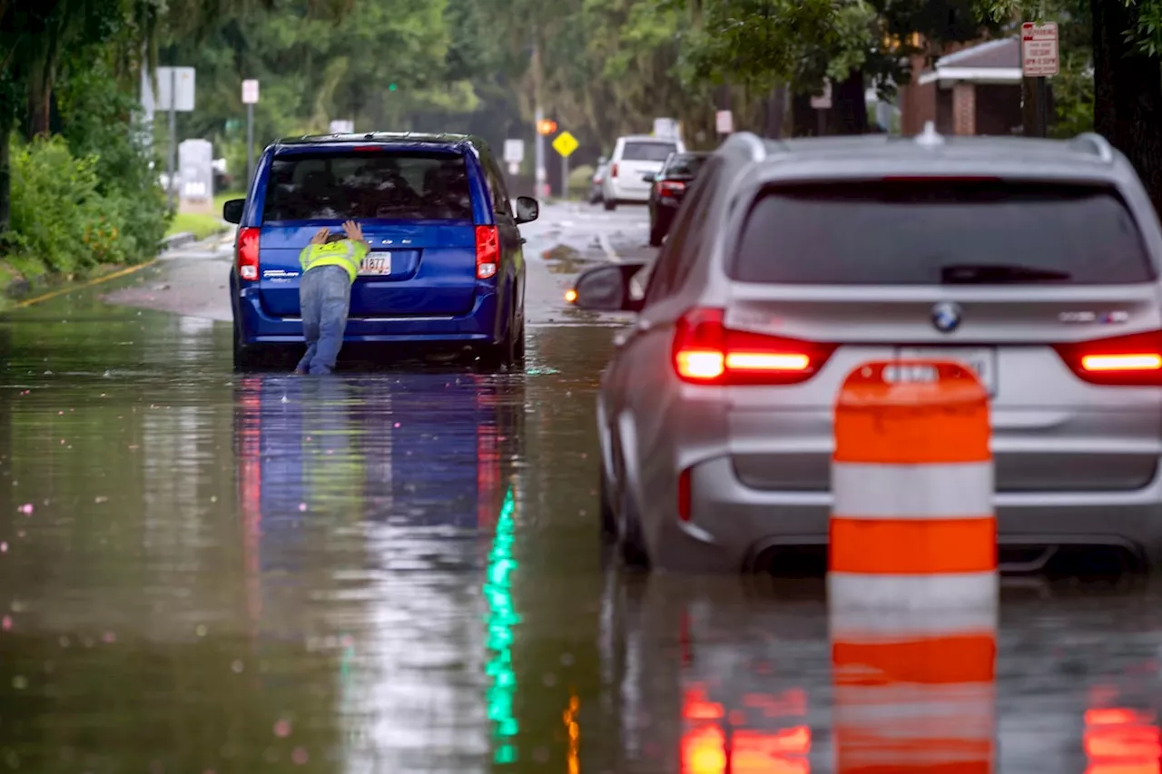 Slow-moving Tropical Storm Debby brings torrential rains, major flood threat to southeastern U.S.