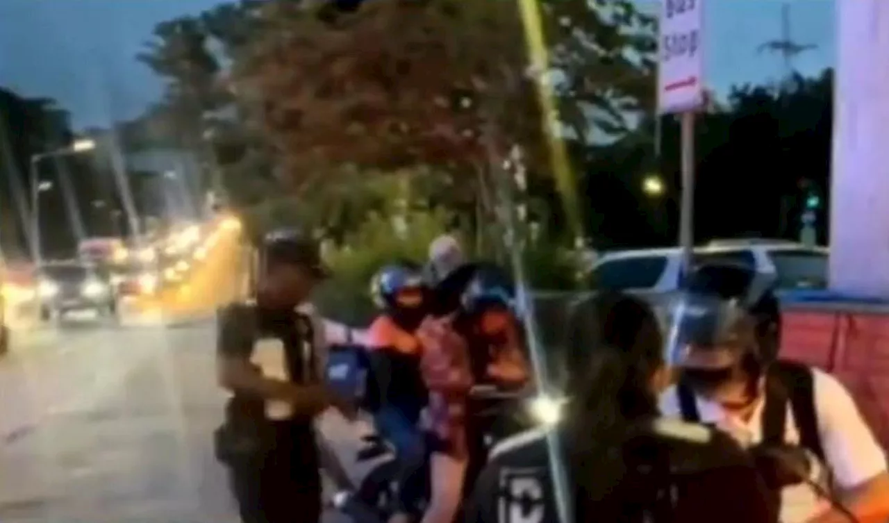 Ambulance, motorcycles receive tickets after passing EDSA busway