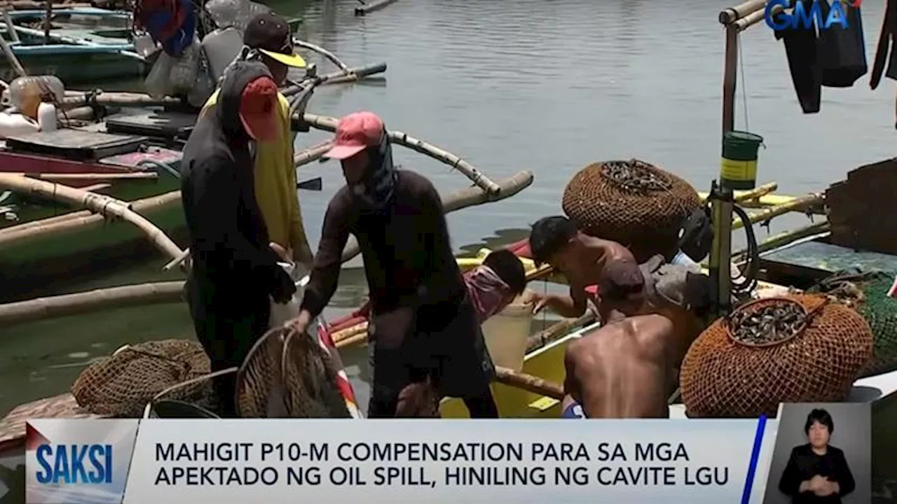 Cavite LGU seeks P10-M compensation for each day oil spill disrupts livelihood of fisherfolk