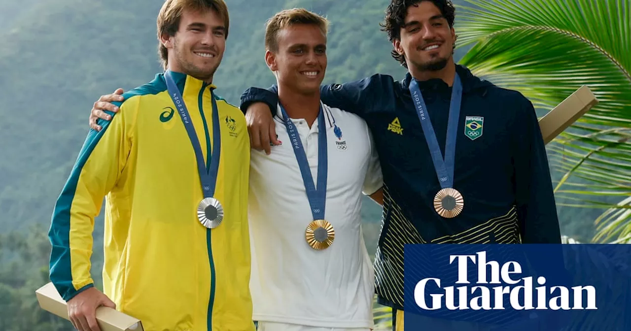 Australia’s Jack Robinson secures surfing silver as local hero claims Olympic gold in Tahiti