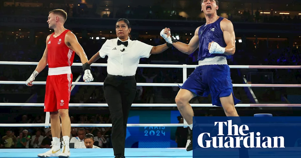 Britain’s Lewis Richardson settles for boxing bronze after semi-final defeat