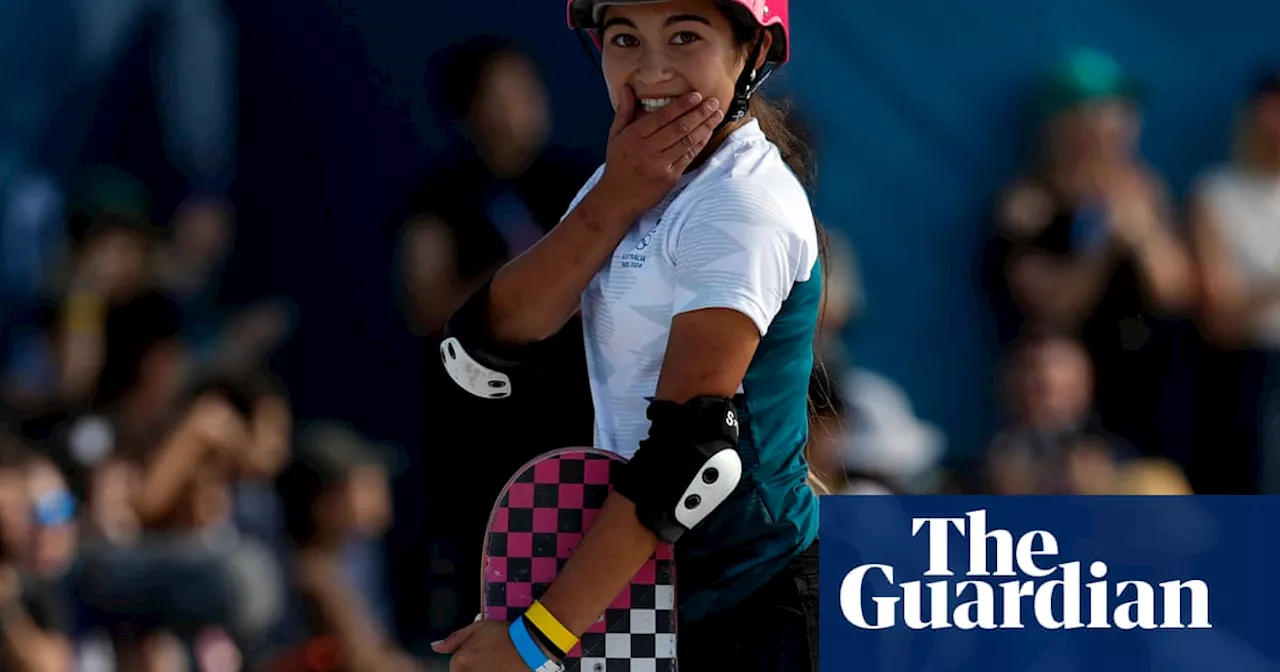 ‘It’s just insane:’ 14-year-old Arisa Trew wins Olympic skateboard gold at Paris Games