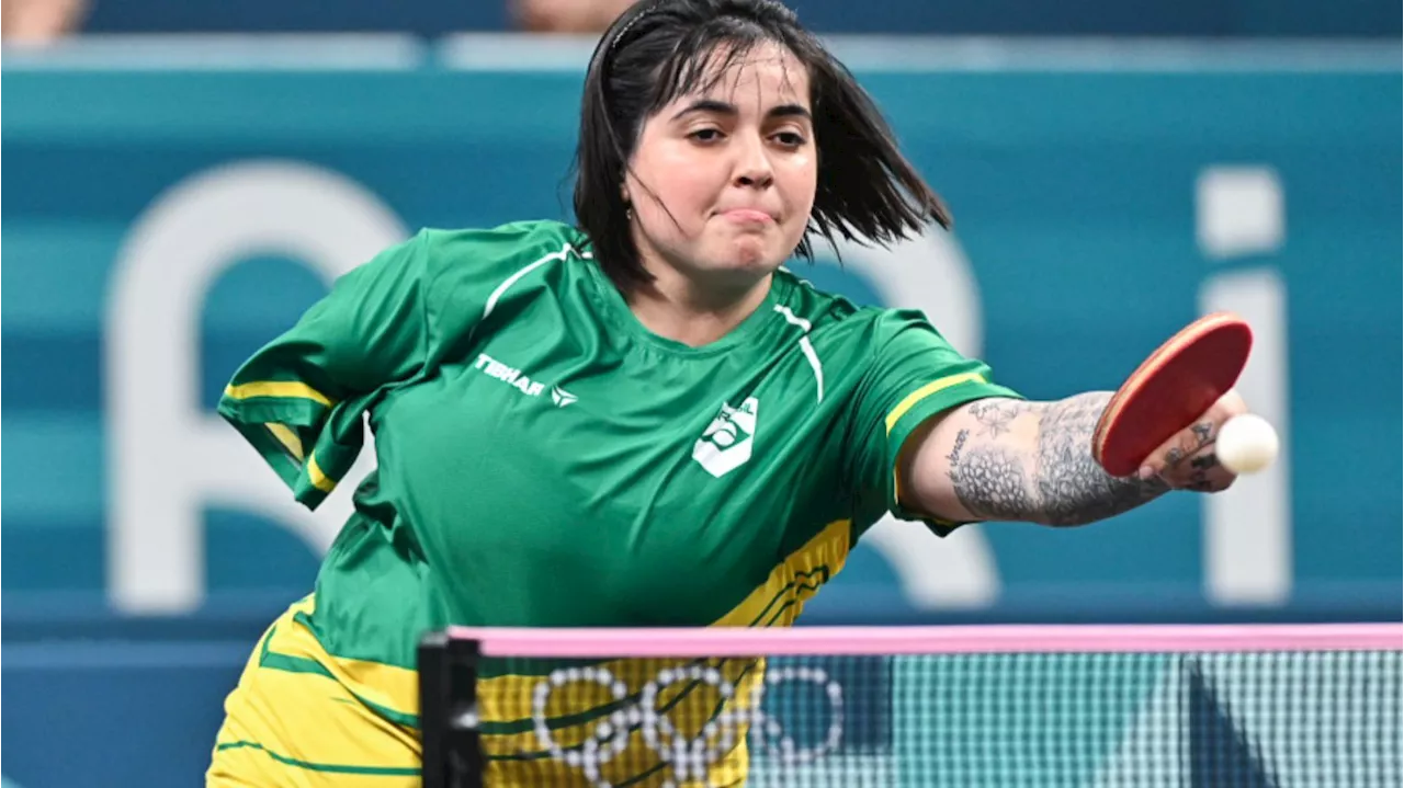 Bruna Alexandre, la jugadora de tenis de mesa con un solo brazo que ha competido en los Juegos Olímpicos