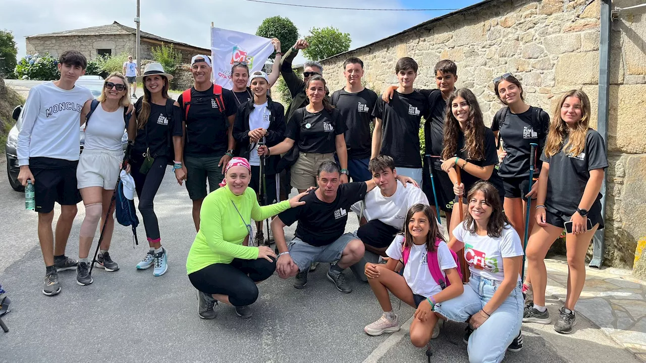 Quique, enfermo de cáncer, hace el Camino de Santiago para recaudar fondos