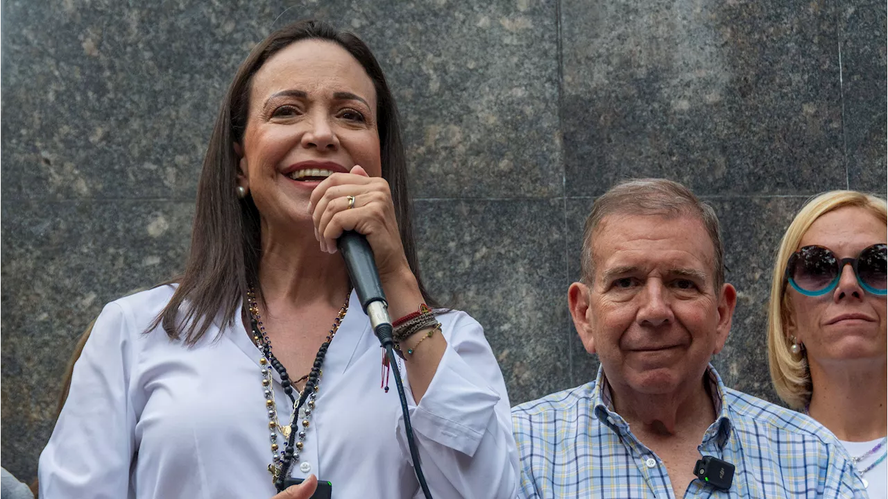 Venezuela investiga a María Corina Machado y Edmundo González por 'instigación a la insurrección'