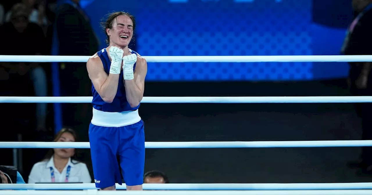 In Pictures: Kellie Harrington savours another golden moment as she makes Olympic history