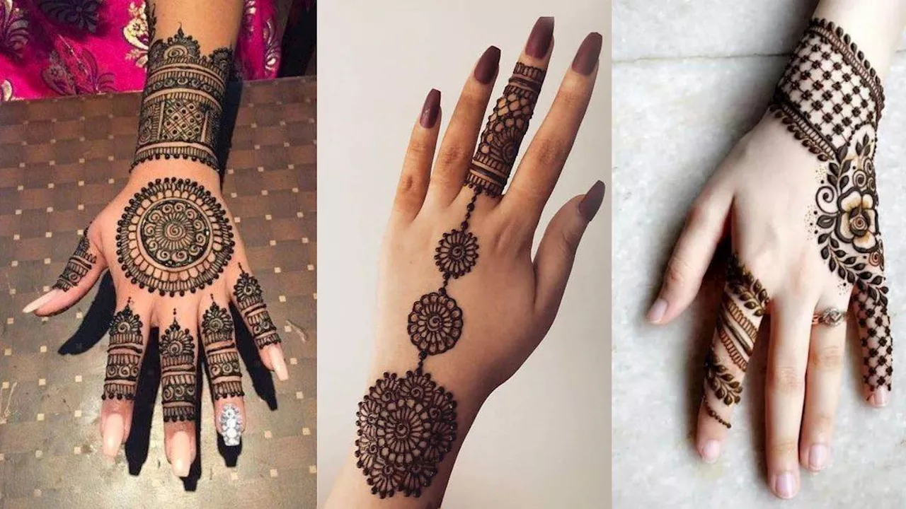 Back Hand Mehndi Design: हरियाली तीज पर हाथों की खूबसूरती बढ़ाएगी मेहंदी, देखिए झटपट लगने वाले सिंपल डिजाइन