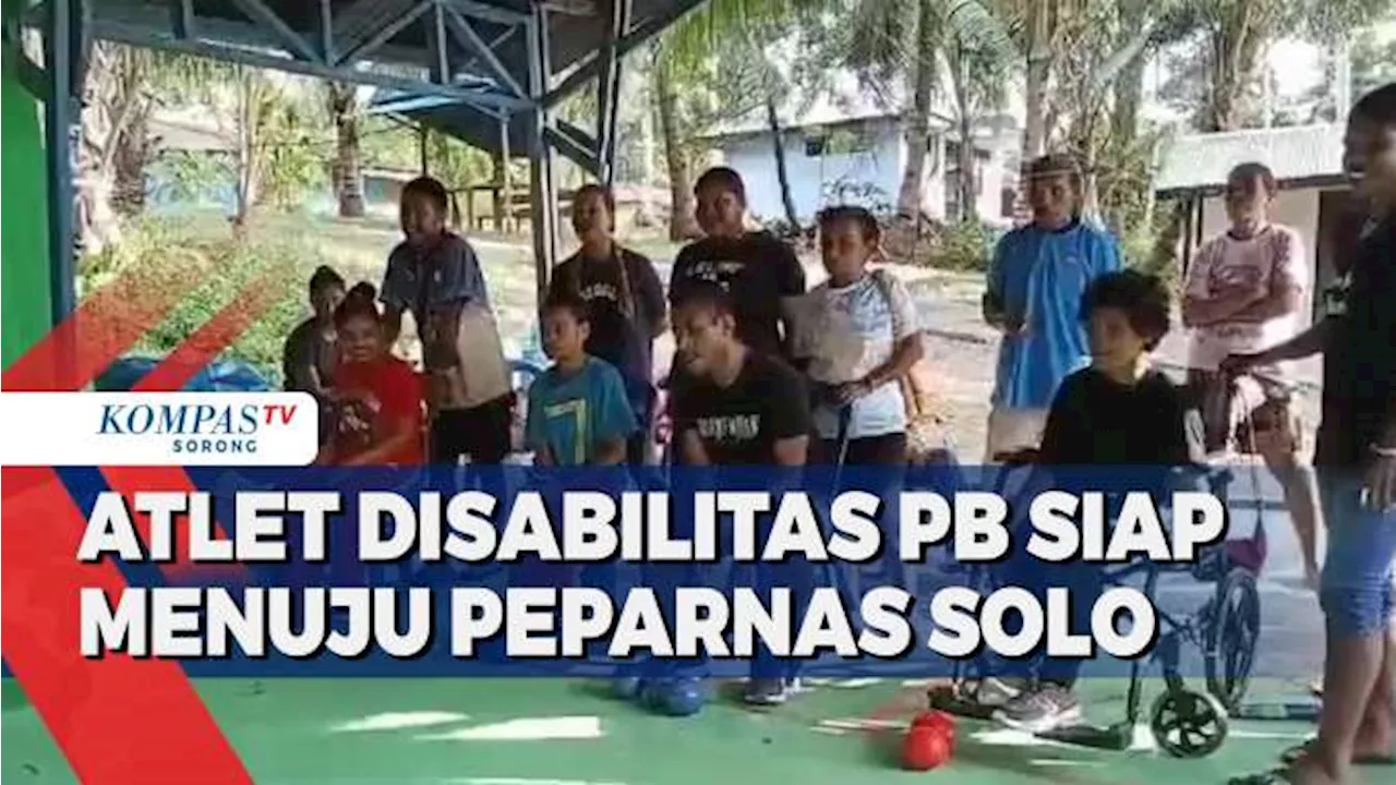 Persiapan Peparnas Solo Atlet Disabilitas Papua Barat Terus Matangkan Latihan