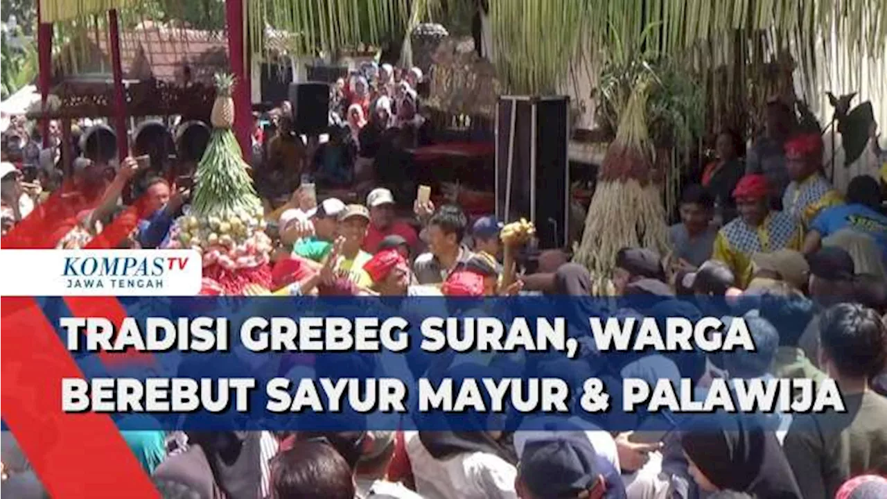 Tradisi Grebeg Suran, Warga Berebut Sayur-mayur dan Palawija