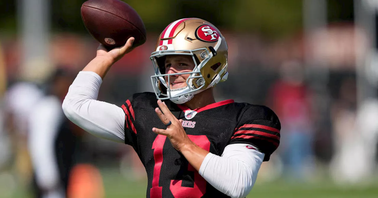 49ers training camp: QB Brock Purdy shows benefits of healthy offseason