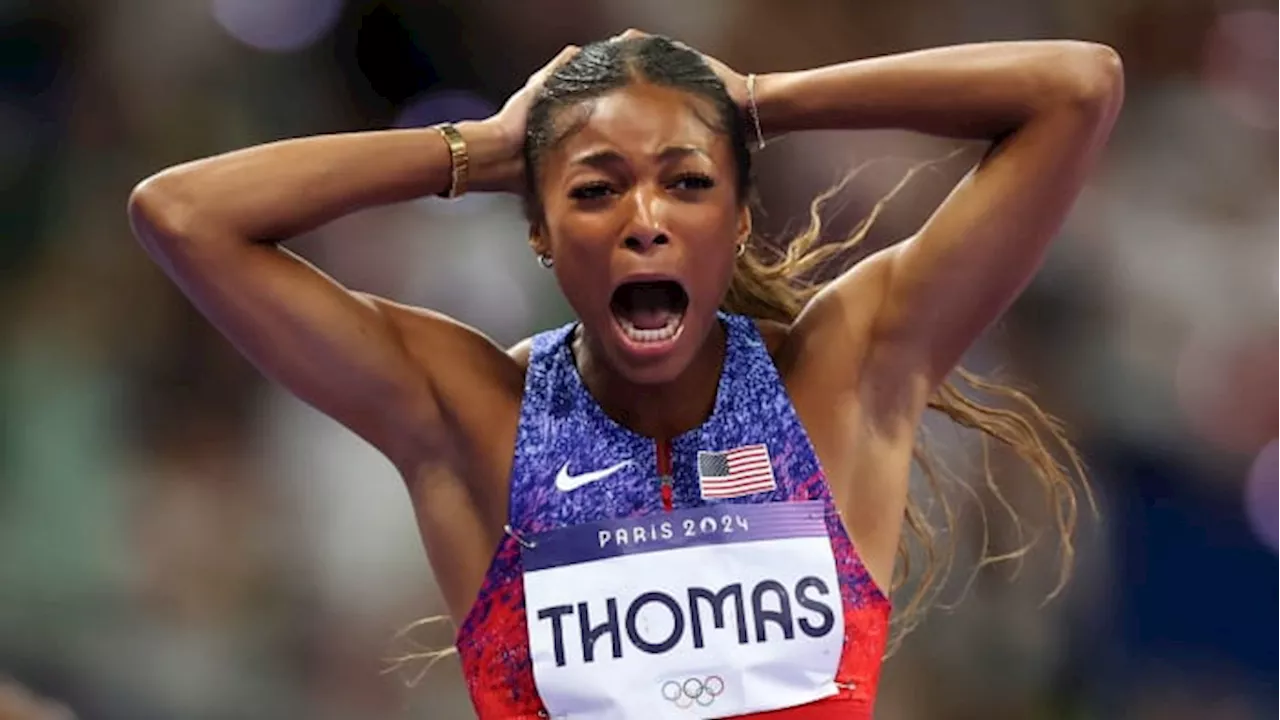 WATCH: Harvard graduate Gabby Thomas sprints to 200-meter gold medal for the United States by a big margin