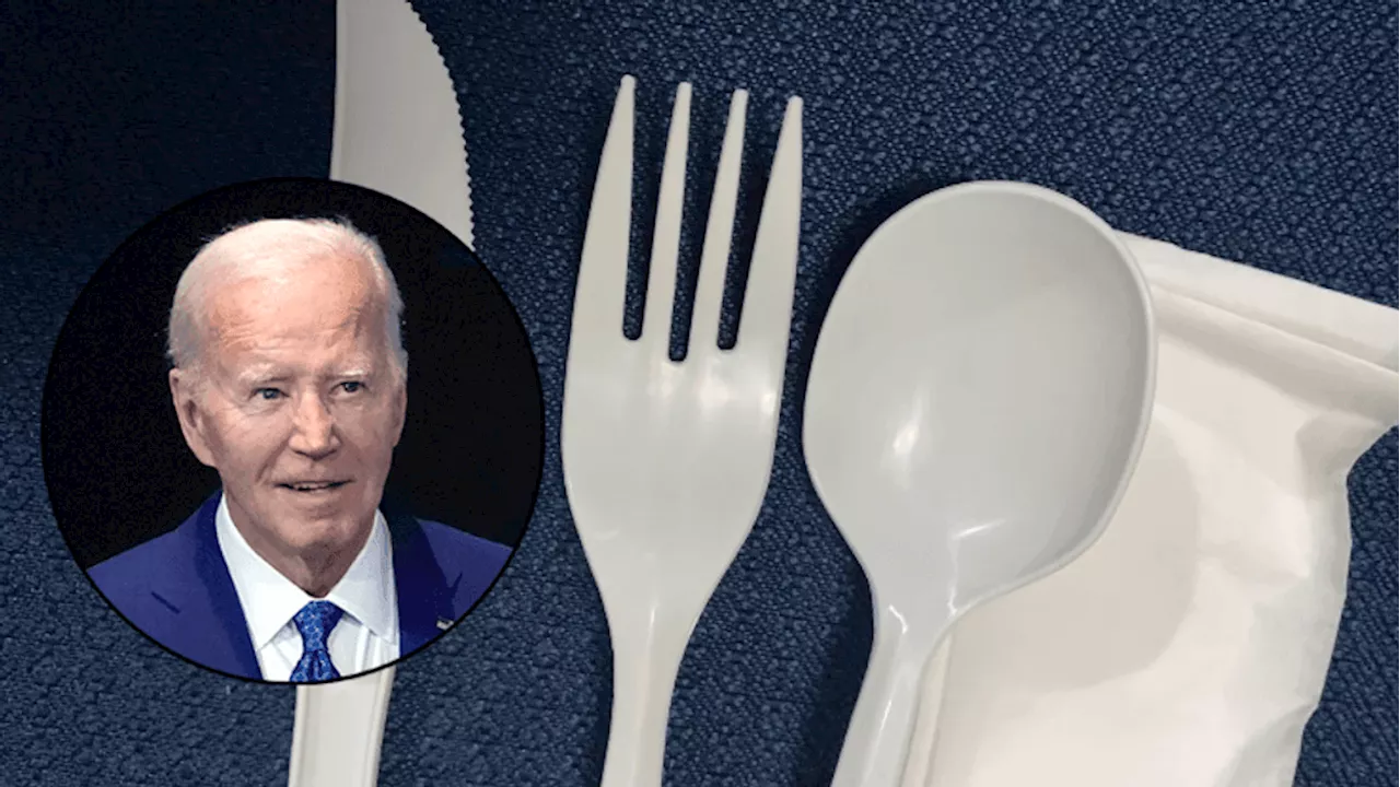 Biden admin limiting plastic cutlery in federal buildings to curb 'pollution crisis'