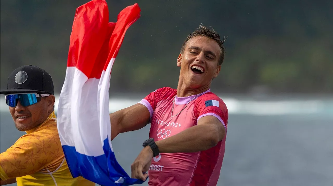  surf : le surfeur tahitien Kauli Vaast apporte une 13e médaille d'or à la France