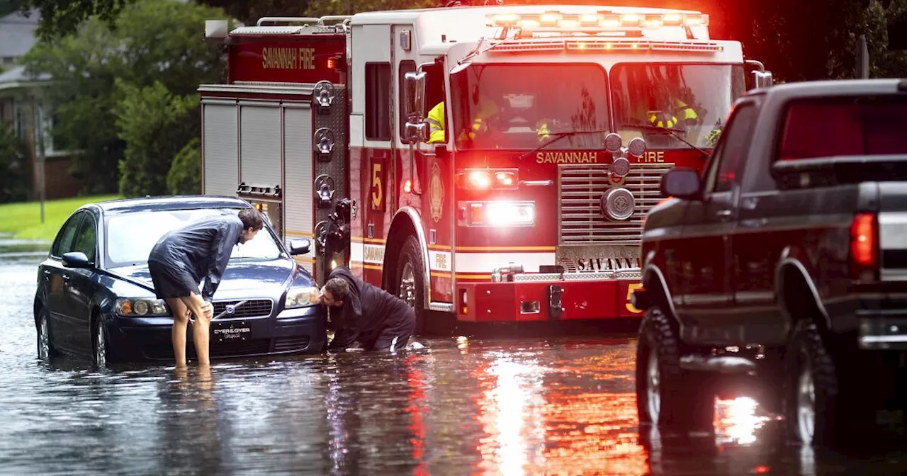 Slow-moving Tropical Storm Debby brings torrential rains and flooding to Southeast