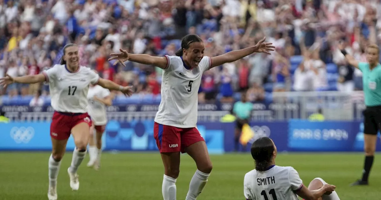 Sophia Smith goal propels U.S. past Germany, Americans clinch spot in Olympic final