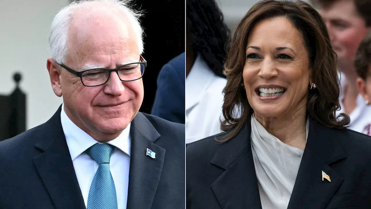 Kamala Harris picks Minnesota Governor Tim Walz as vice president running mate