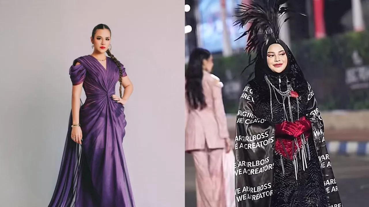 Adu Gaya Aurel Hermansyah dan Raisa Andriana di Jember Fashion Carnaval 2024