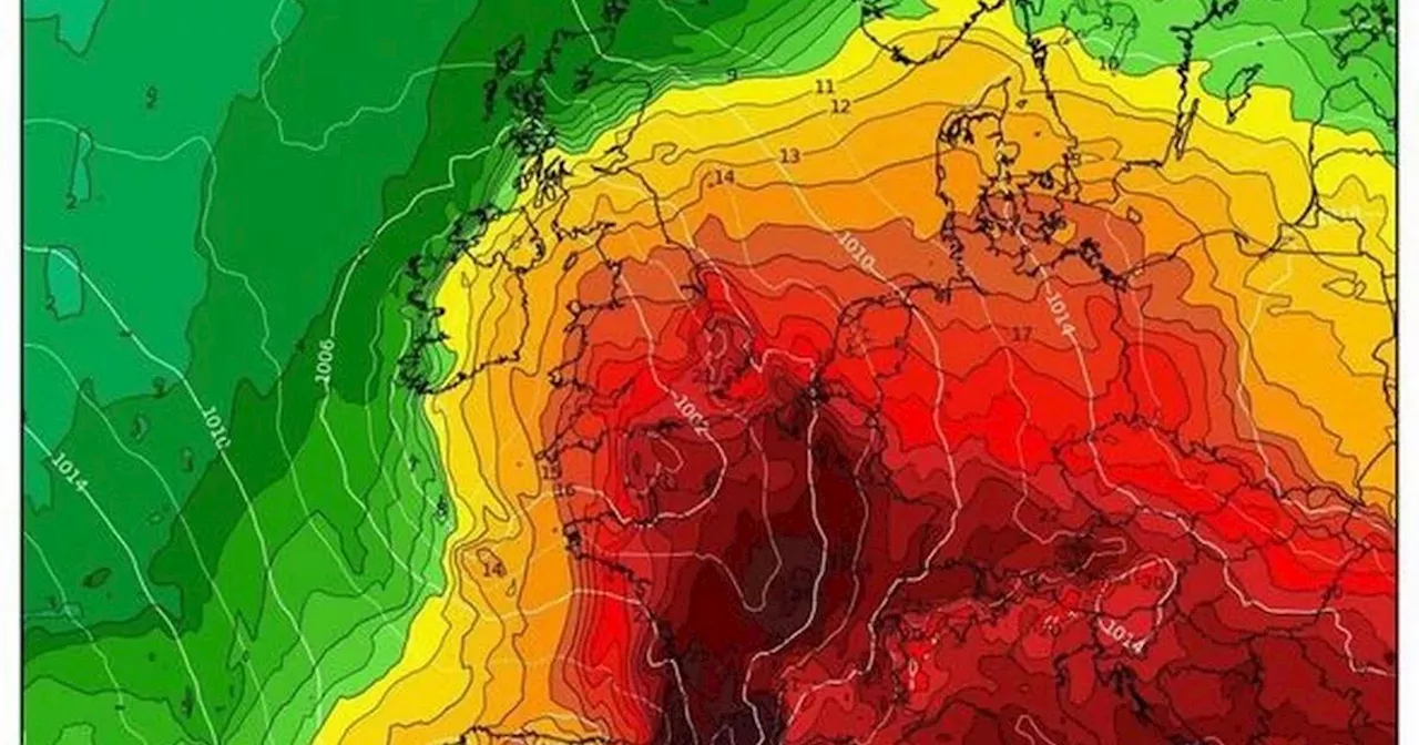 UK weather maps show exact date blistering 37C France heatwave to hit Britain