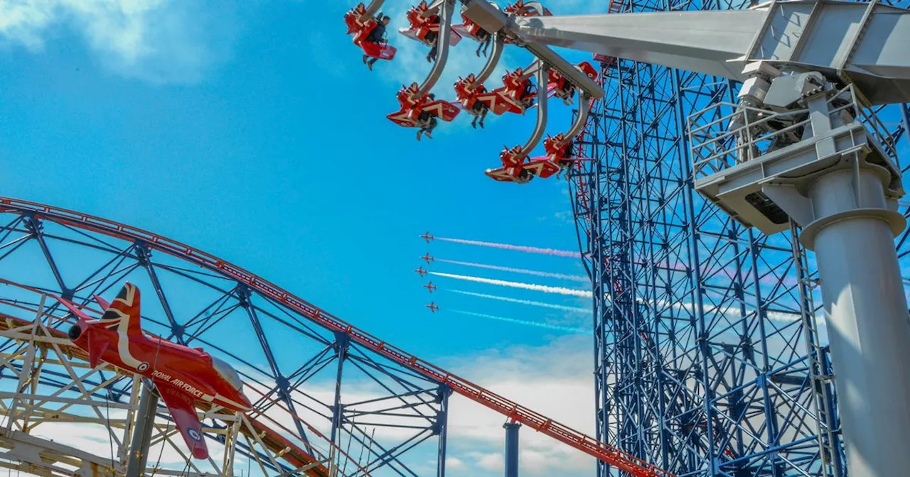 Watch the Red Arrows at Blackpool Air Show from 'unique heights'