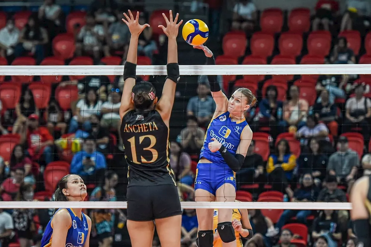 Tushova, Tolenada lift Solar Spikers over Thunderbelles; Angels roll past Flying Titans