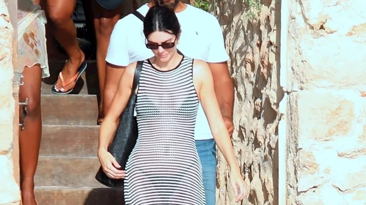 Kendall Jenner Soaks Up the Ibiza Sun in a Sheer Sundress and $650 Flip Flops