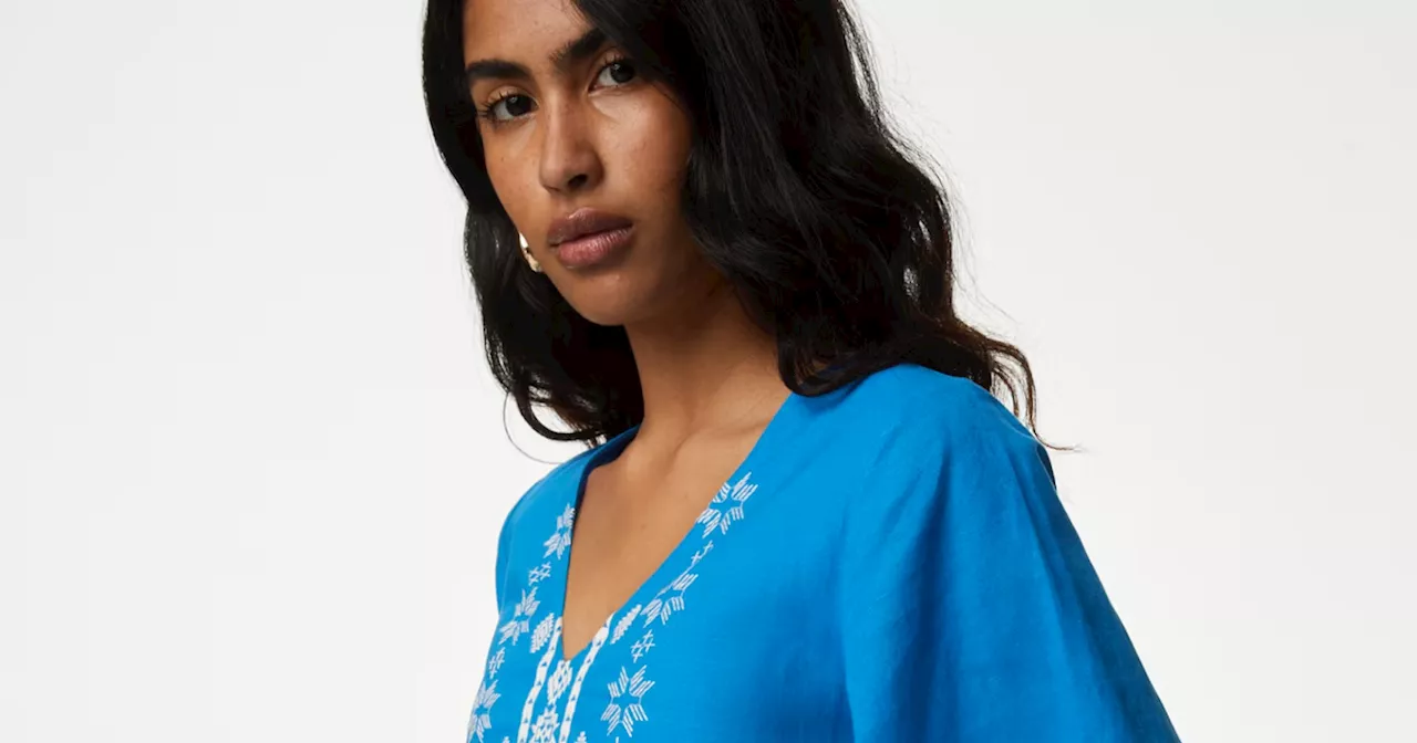 M&S'S boho-inspired dress in 'striking hue' slashed in massive summer sale