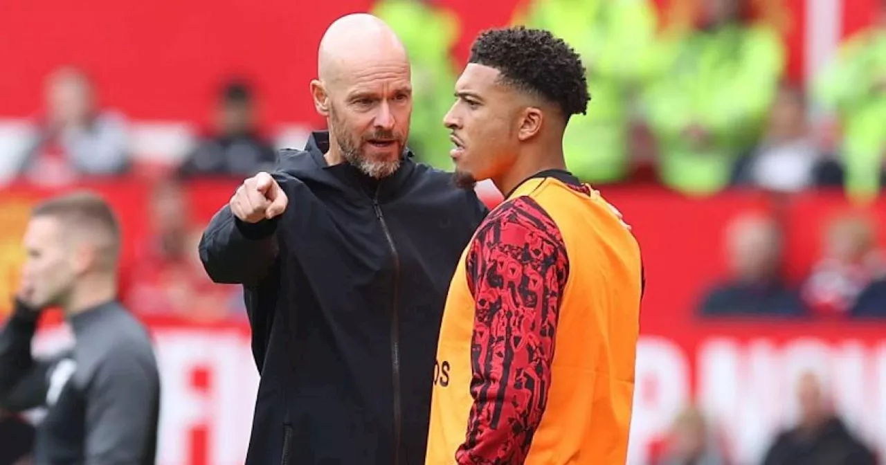 Erik ten Hag hints at new role for Jadon Sancho at Manchester United