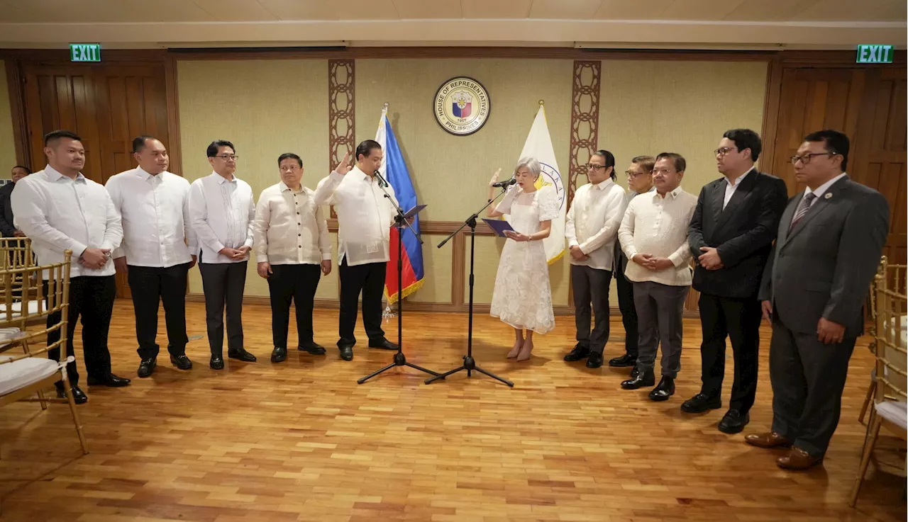 Lacuna, Quimbo take oath as new Lakas-CMD members