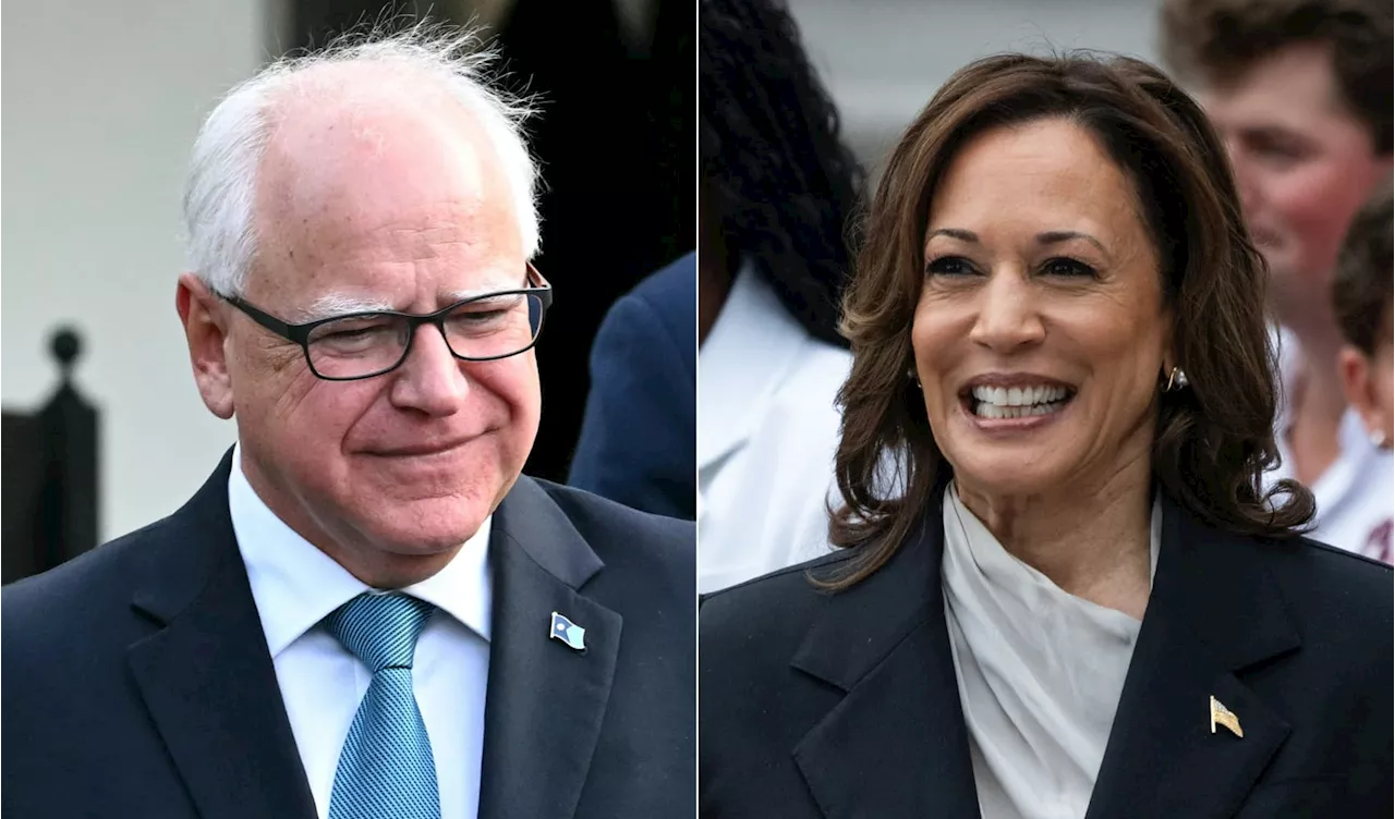 Trump, Harris campaigns race to define Democratic running mate Tim Walz