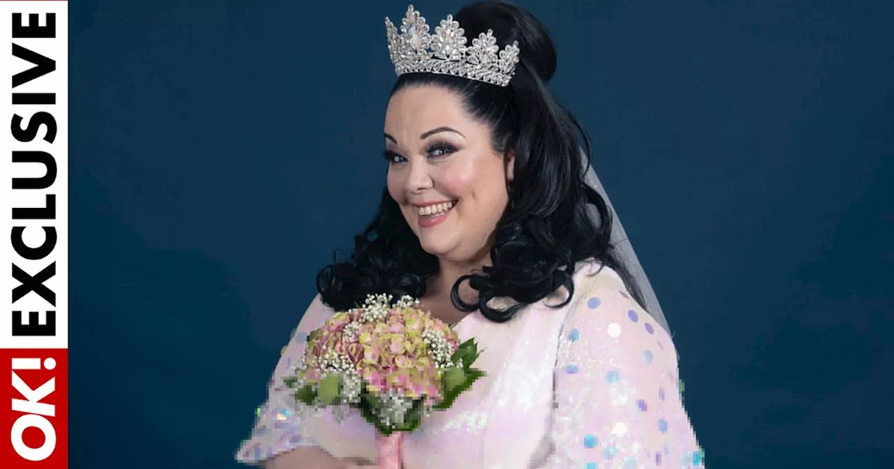 Lisa Riley’s Emmerdale wedding dress- 'sequins in bra' and Spice Girl trainers