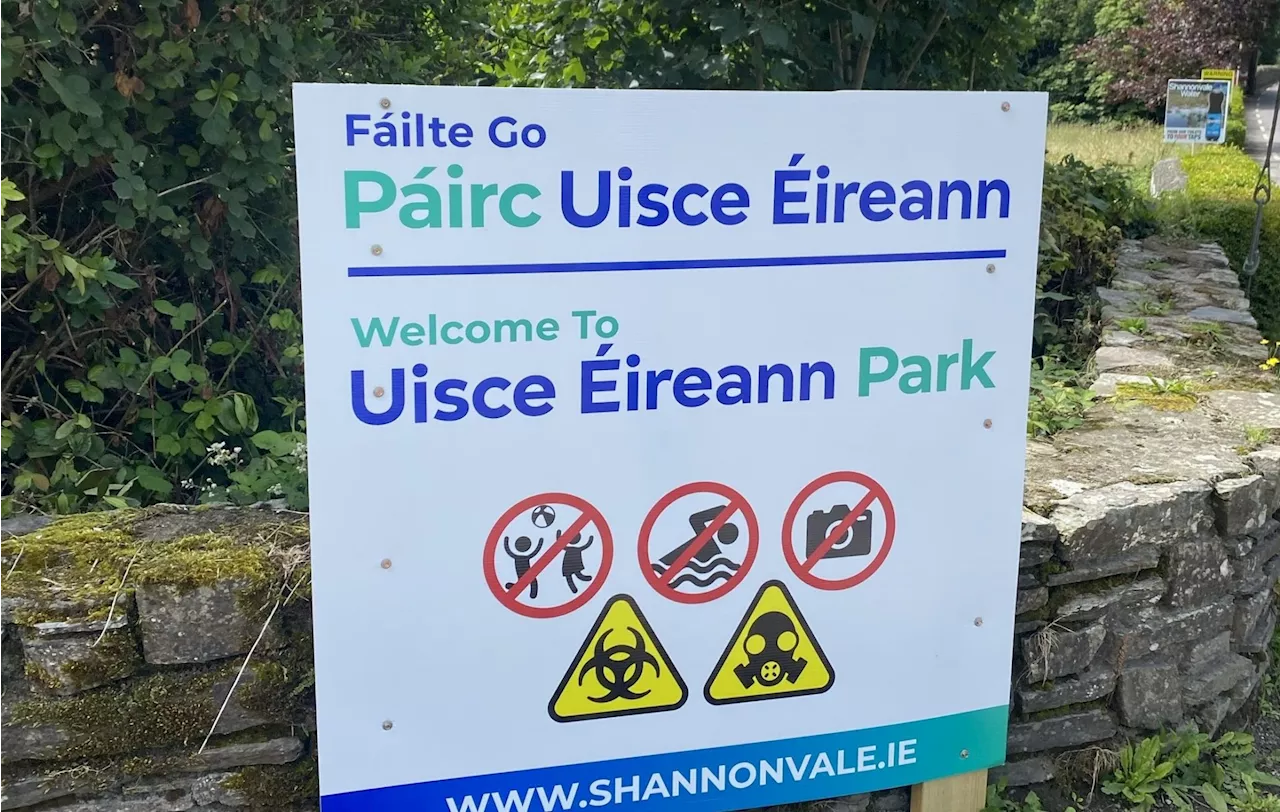 Cork park renamed 'Uisce Éireann Park' by locals over septic tank smell