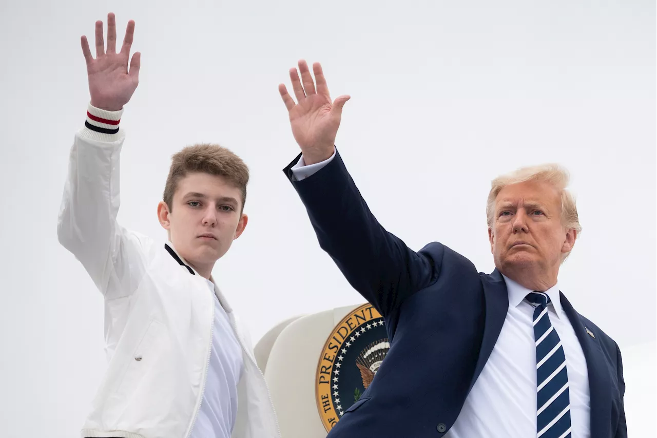 Donald Trump Thanks Barron After 'Record' Breaking Interview