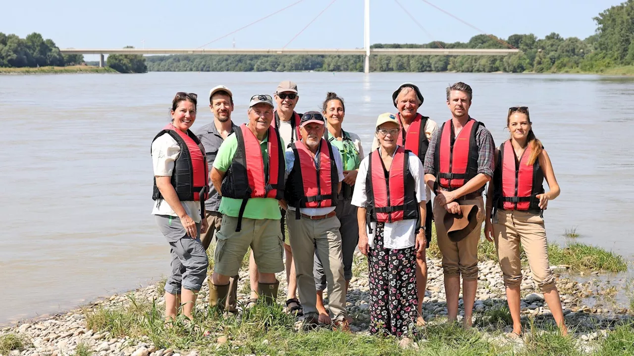 Besuch aus Deutschland im Nationalpark Donau-Auen