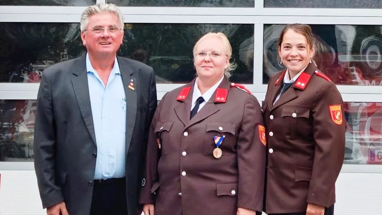 Erste Feuerwehrfrau ist heute erste Kommandantin