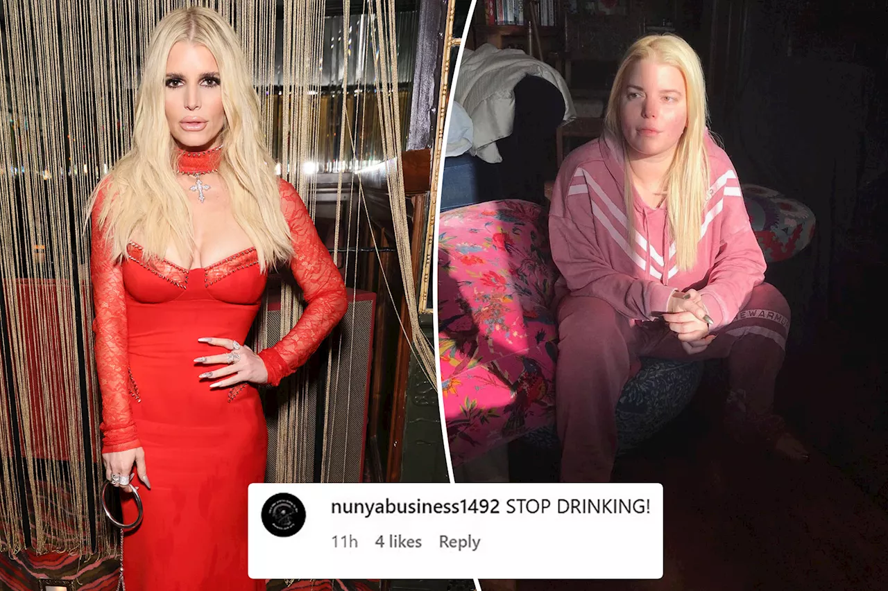 Jessica Simpson addresses claims that she's drinking again after 6 years of sobriety