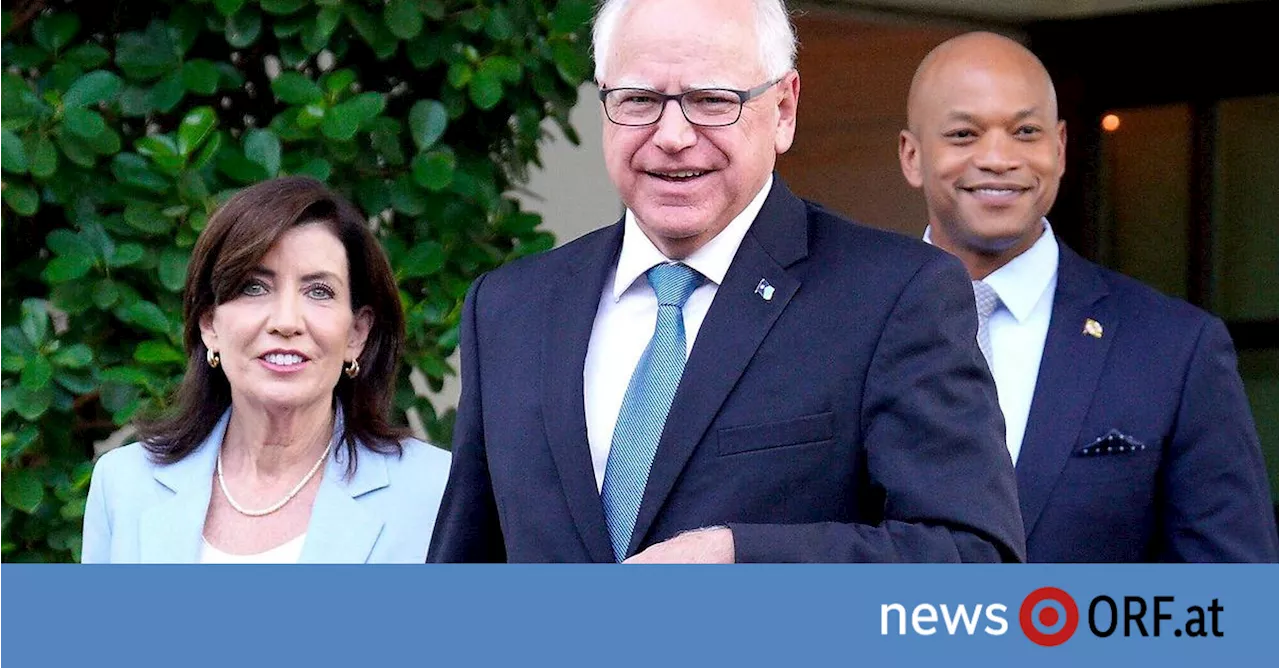 Berichte: Tim Walz wird Harris’ Vizekandidat