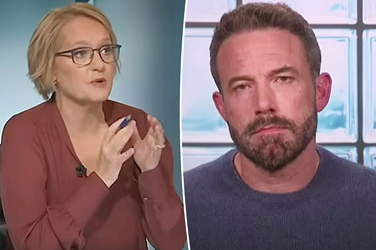 TV host blasts 'rude' Ben Affleck for 'going through the motions' as her worst interview subject