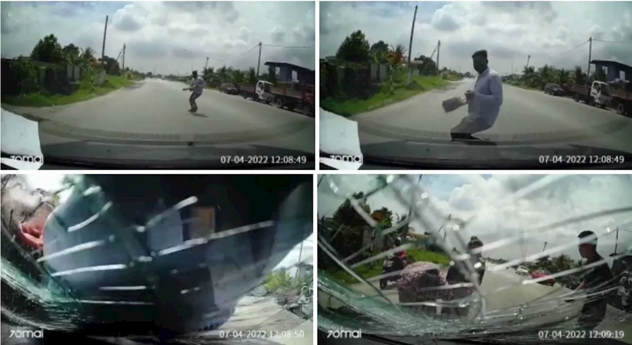 Man throws himself on moving car, group of witnesses suddenly appear – scammers foiled by dashcam video