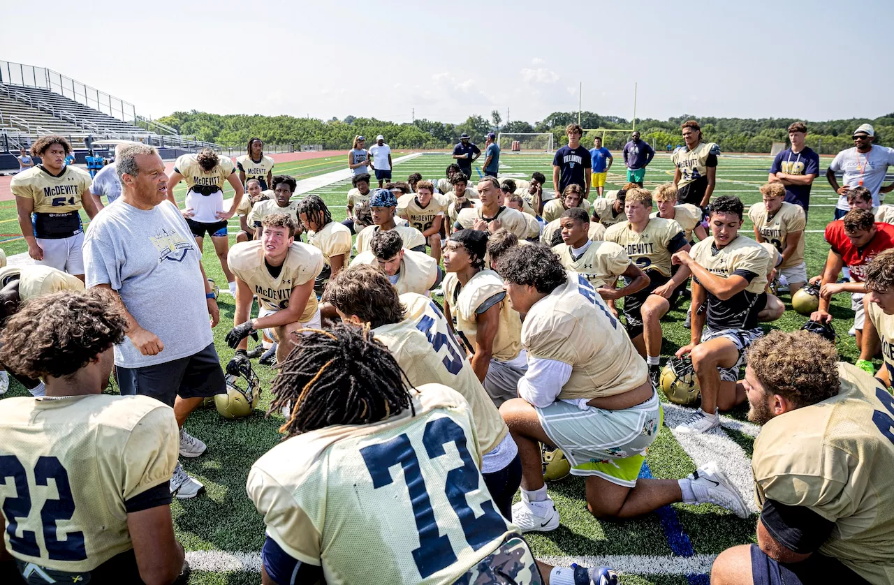 Bishop McDevitt football Day 2 of heat week practice