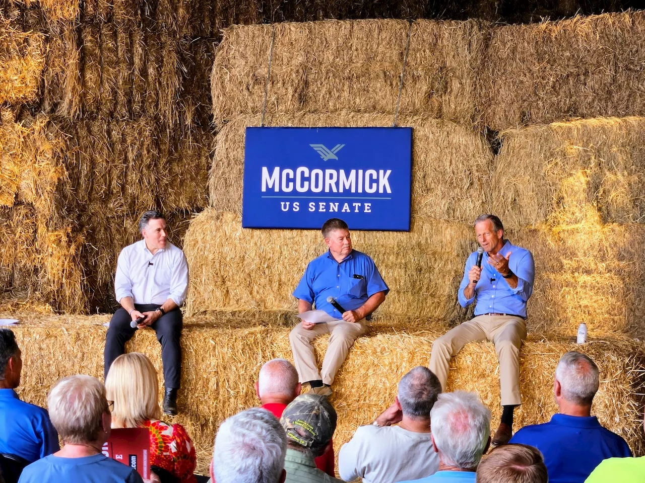 McCormick enlists potential Senate colleague Thune in campaign appearance with farmers