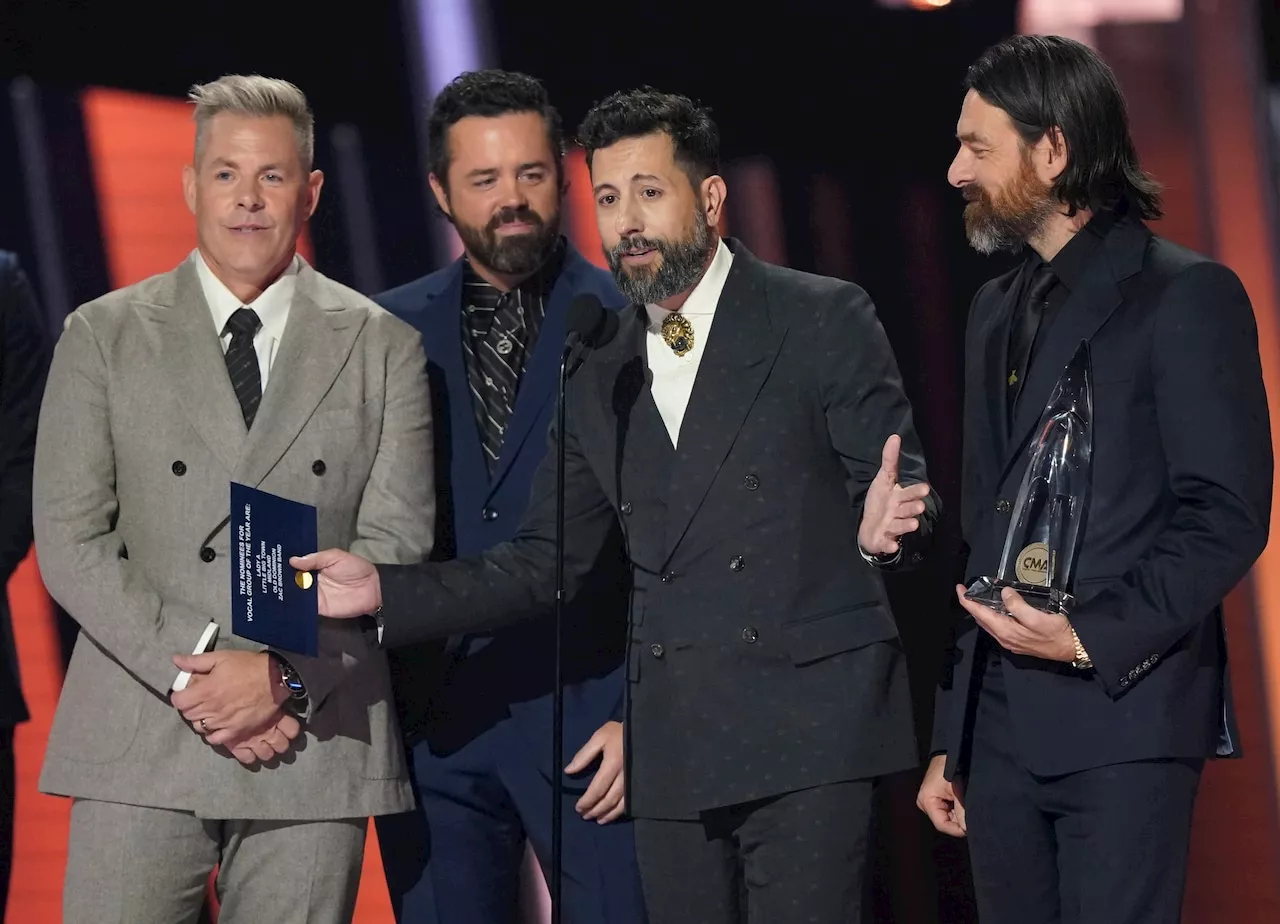 Old Dominion performing earlier tonight at Musikfest because of weather forecast