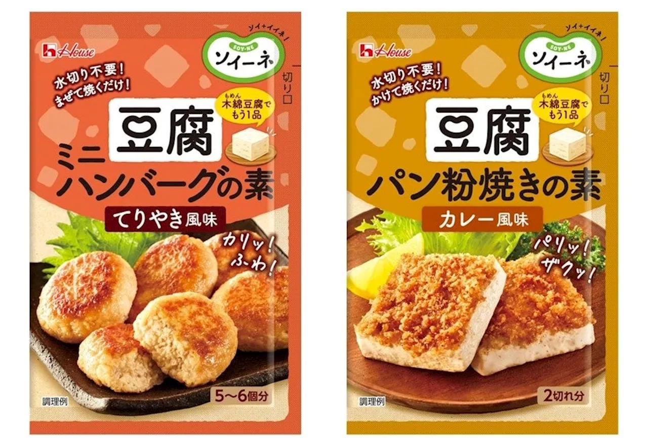 日本に新しい豆腐メニューを！「ソイーネ」ブランド第3弾製品「ソイーネ 豆腐ミニハンバーグの素・豆腐パン粉焼きの素」2024年8月12日（月）より新発売