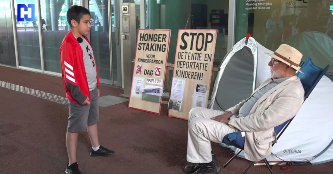 Al 25 dagen in hongerstaking voor kinderen zoals Ariana in Emmen: 'Ik ben hier en ik blijf hier'