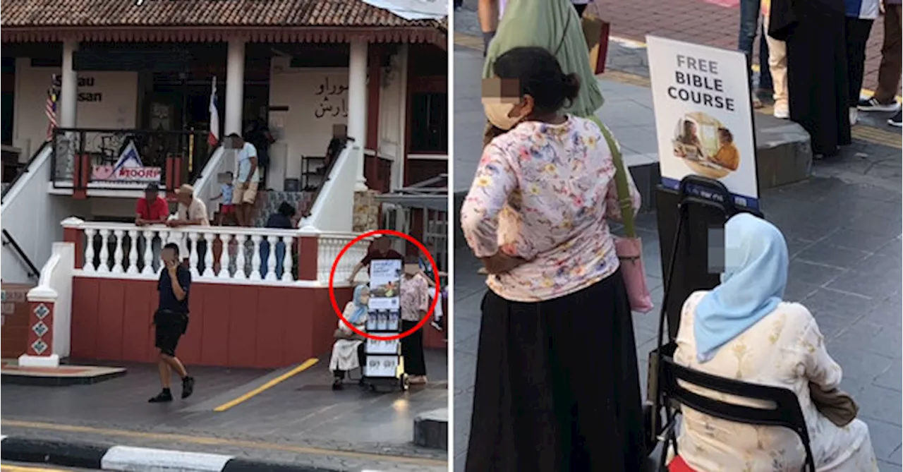 Religious Groups Condemn Individuals Promoting 'Free Bible Course' Next To Surau In Melaka